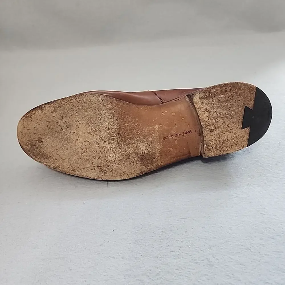 Trickers Tan Mens Penny Loafers Shoes UK 12-5 US 13‎ EU 47 Split Toe England